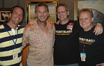 Tom, Brian, and Mike with Kenny Loggins