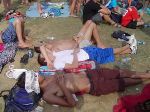 Bonnaroo 2010 - Resting