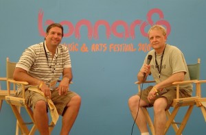 Bonnaroo 2010 - Tom and Mike on the Bonnaroo Media Stage