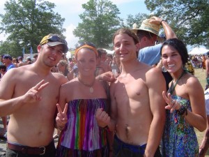 Bonnaroo 2010 - Fans from Indiana and Utah