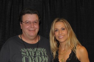 Sheryl Crow with James Downing - Backstage before her Nashville, TN concert