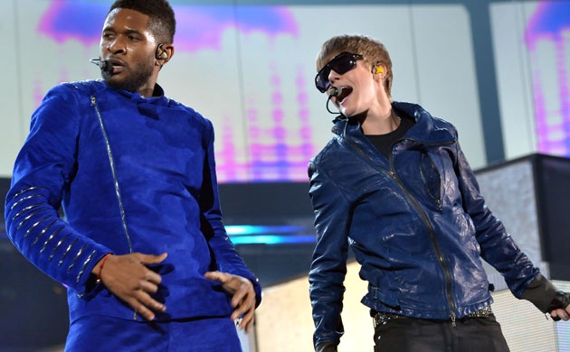 justin bieber usher grammy. 53rd Grammy Awards - Usher and