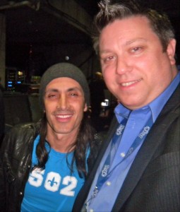 53rd Grammy Awards - Nuno Bettencourt with Josh Jackson