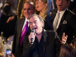 Rock Hall Inductee Neil Diamond Performs