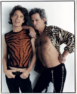 Mick Jagger and Keith Richards