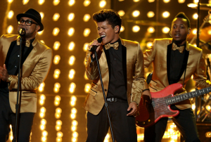 Bruno Mars Performing on the Grammys