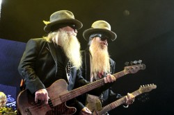 Dusty Hill and Billy Gibbons of ZZ Top In Concert - Nashville, TN Bridgestone Arena