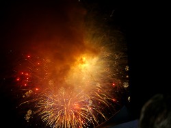 Fireworks at the CMA Music Festival 2013