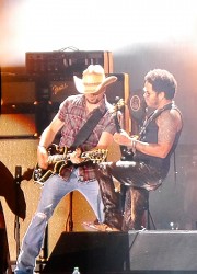 Lenny Kravitz with Guest Jason Aldean In Concert - CMA Music Festival 2013