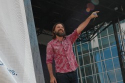 Mac Powell Performing at the Bridgestone Arena Stage - CMA Music Fest 2013